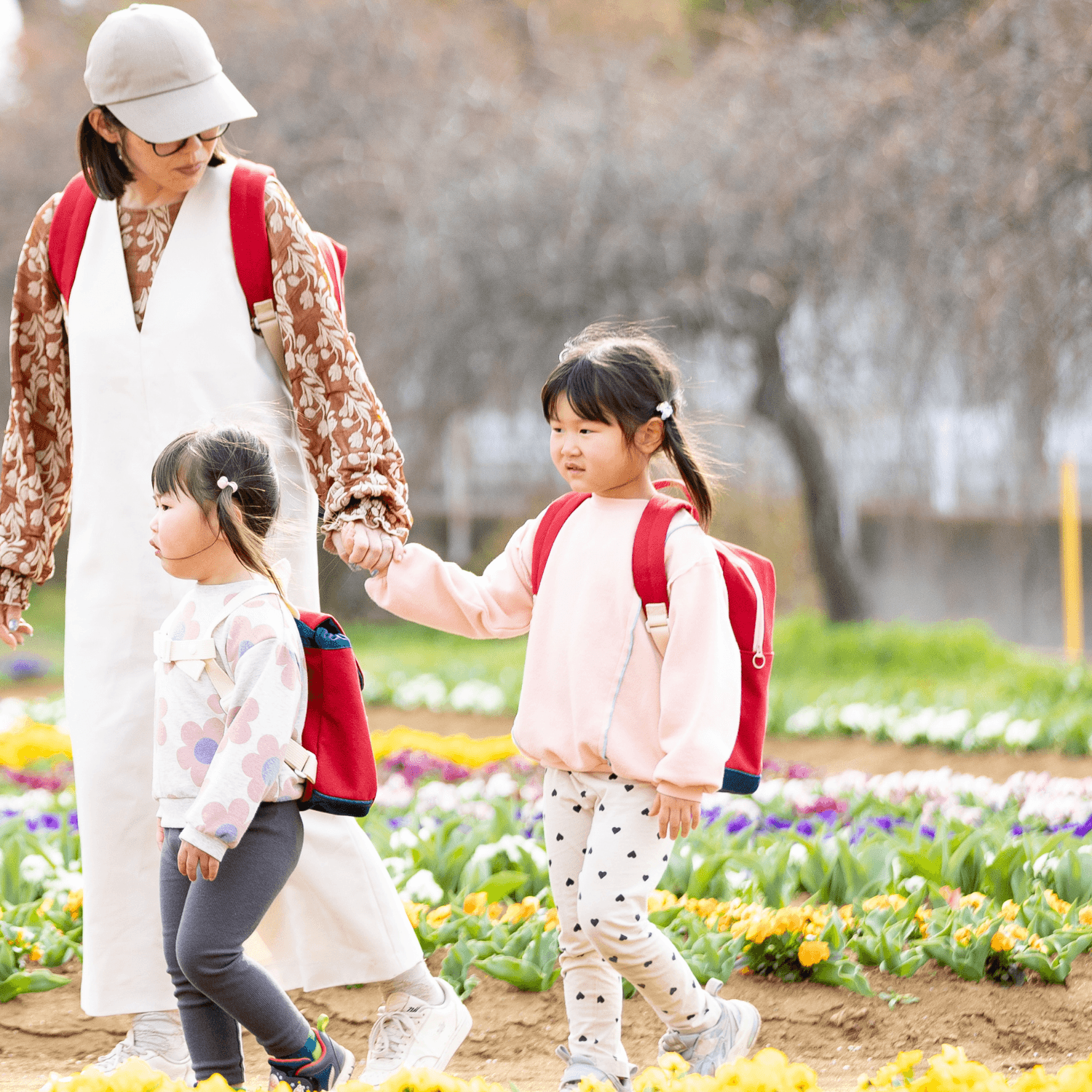 3～4歳くらいから使える！洗える帆布×岡山産デニムのキッズリュック＊マスタード | 11枚目